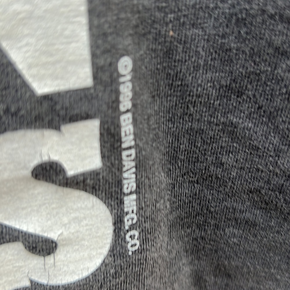 Ben Davis 1996 rare retro vintage classic graphic on both sides men’s t-shirt XL - Picture 7 of 12